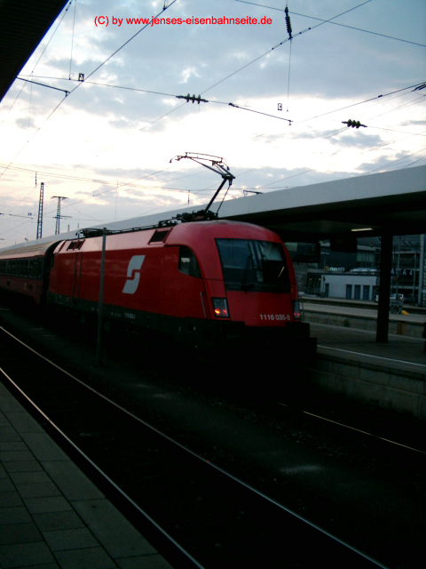 ÖBB BR 1116 (Taurus) in Nürnberg
